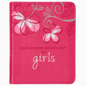One-Minute Devotions for Girls Faux Leather