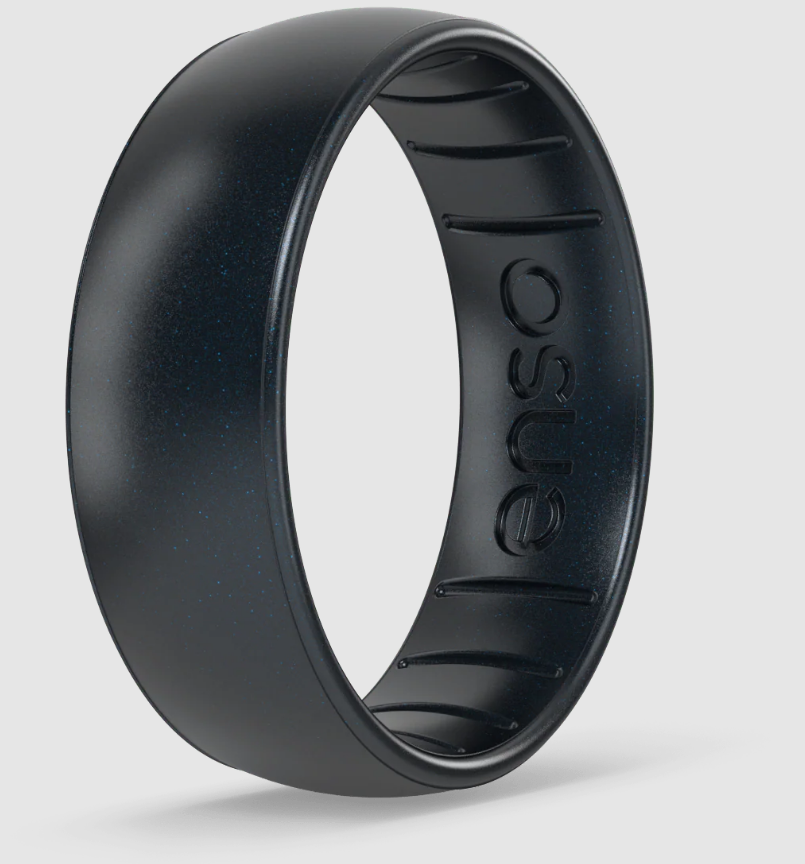 Elements Classic Silicone Ring - Black Pearl - 10
