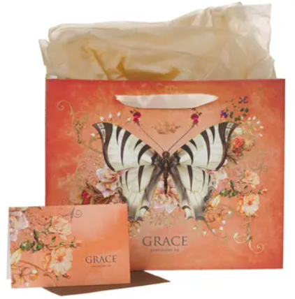 Gift Bag w/ Card LG Landscape Grace Eph. 2:8