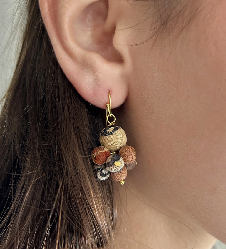 Kantha Desertscape Drop Earrings