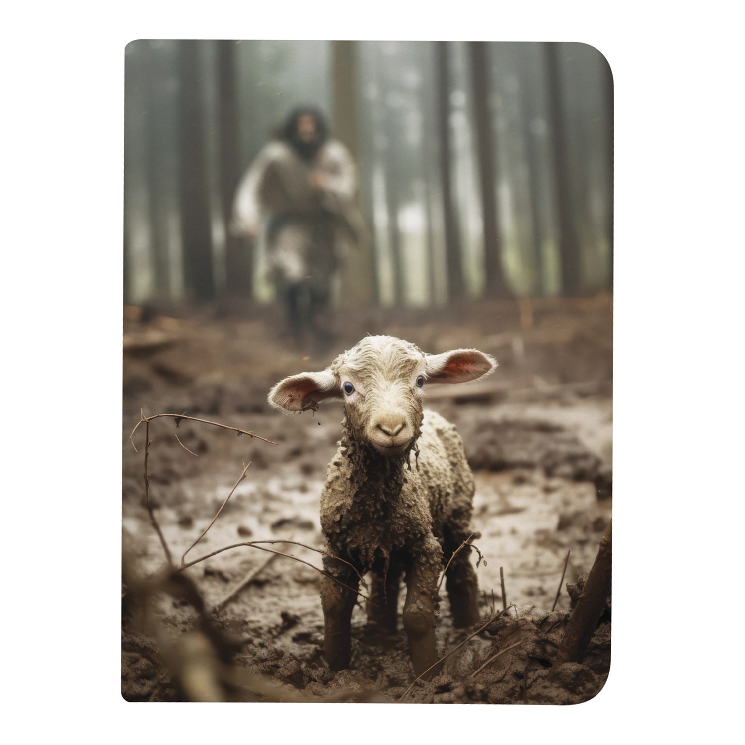 Faithworks My Shepherd Journal – Faux Leather Lined Notebook, 4.25 x 5.75 Inch