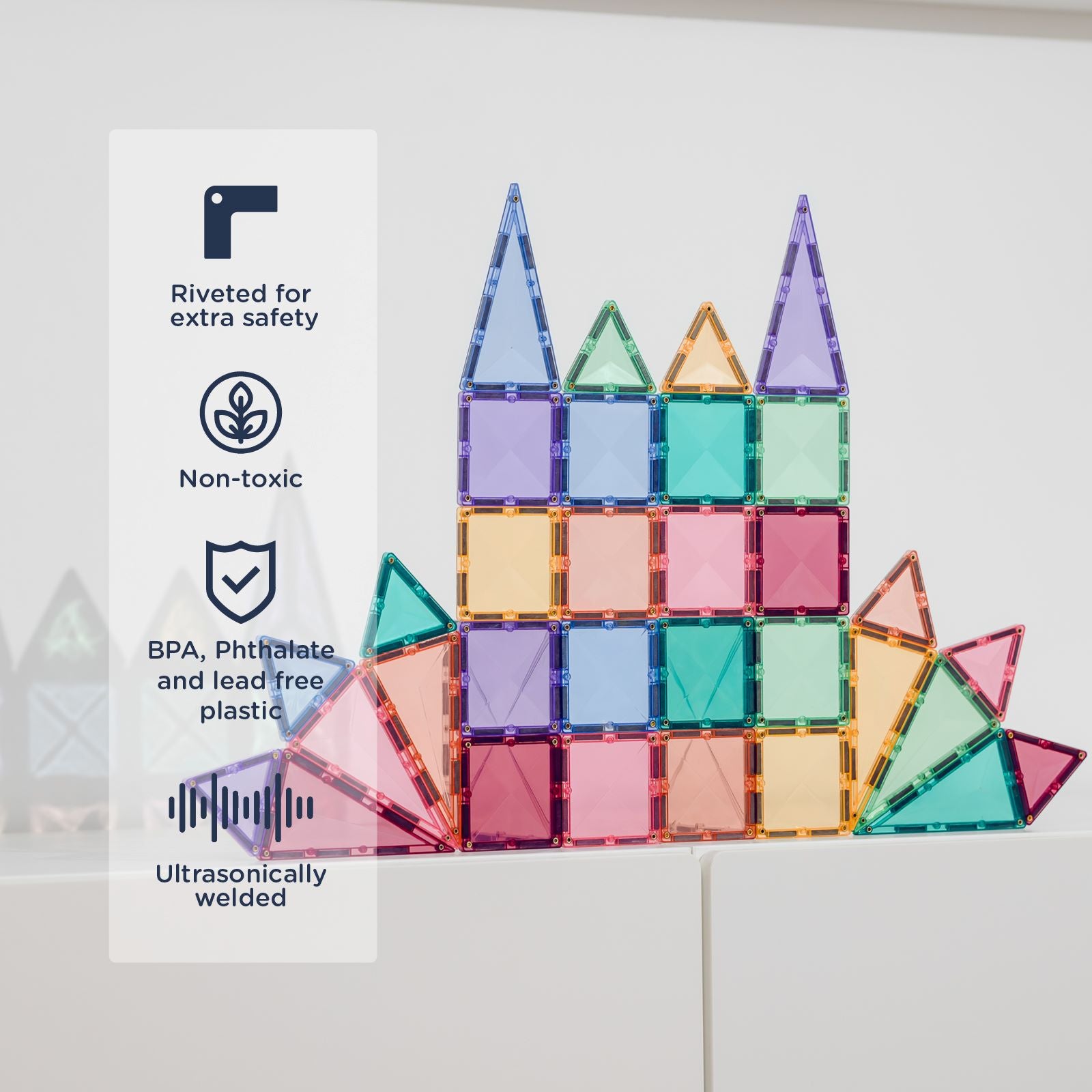 CONNETIX Pastel Mini Pack, 32 Pieces